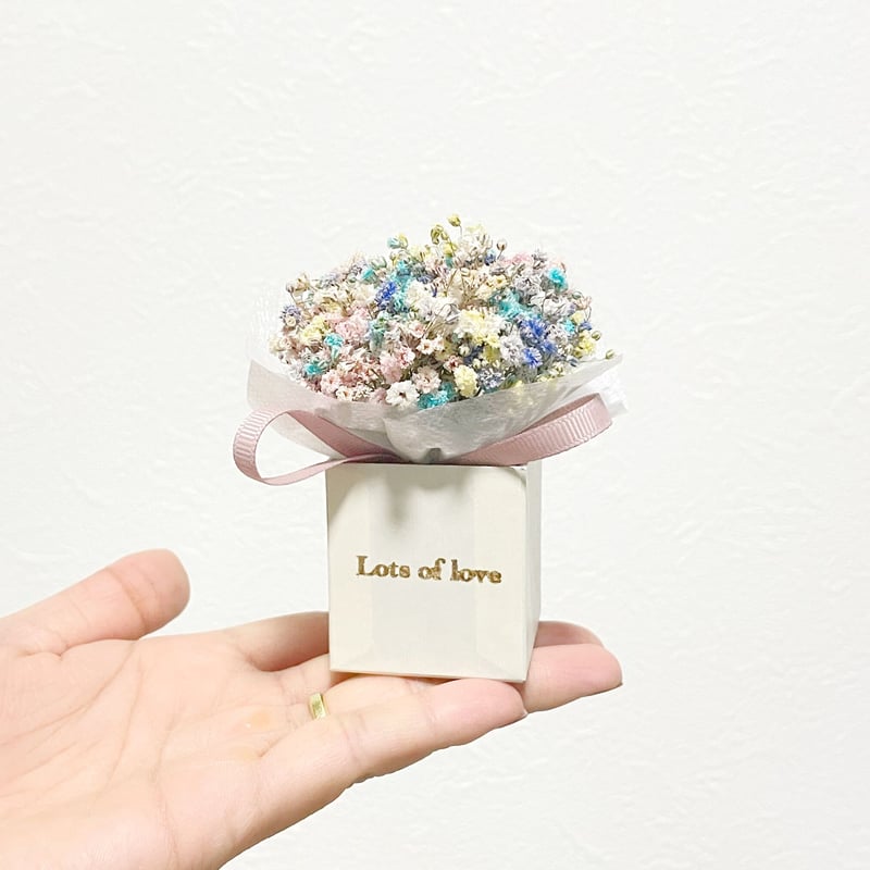 ドライフラワー✿︎花形かすみ草ミルクティー 1_81781808ccf952c2295bd05b8a58