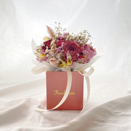 mother's day BOX【Thank you】カーネーション入り Pink BOX
