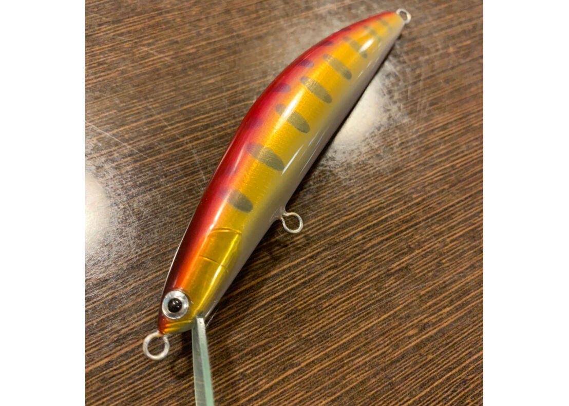 ハンドメイドルアー フローティング 赤金ヤマメ 9cm 【幾ミノー ハンドメイドルアー フローティング 赤金ヤマメ 9cm 【幾ミノー