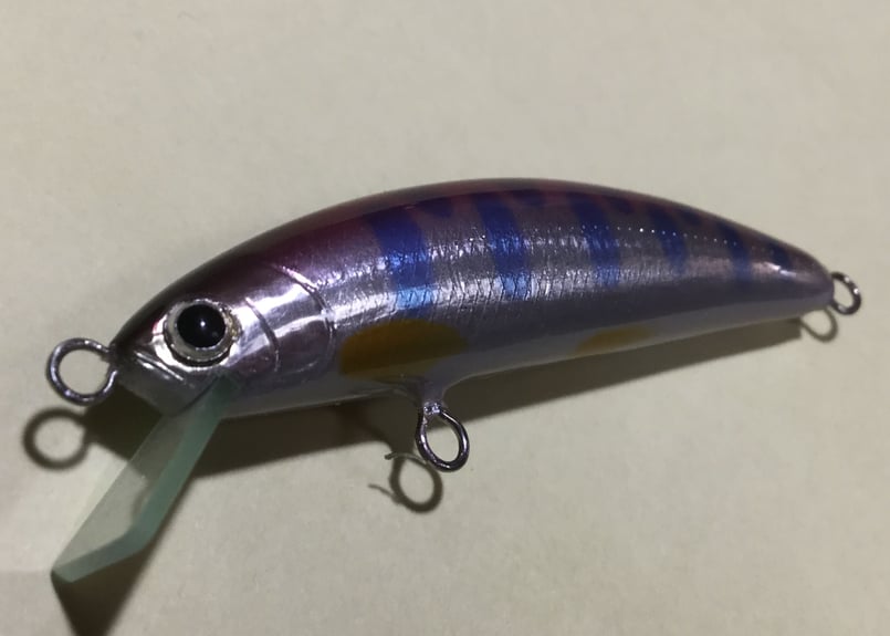 ハンドメイドルアー スローシンキング レッドヤマメ 5cm 【幾ミノー