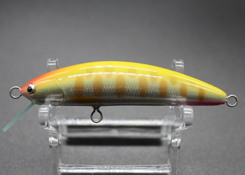 ハンドメイドルアー フローティング チャート イエローヤマメ 7cm 【幾