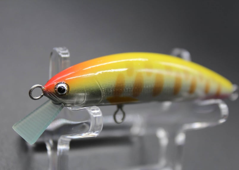 ハンドメイドルアー フローティング チャート イエローヤマメ 7cm 【幾