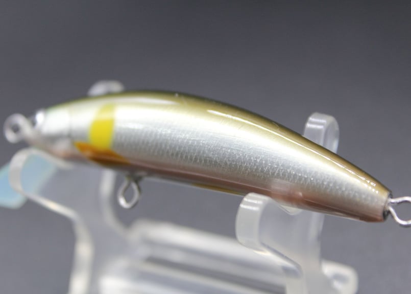 ハンドメイドルアー フローティング 鮎カラー 7cm 【幾ミノー