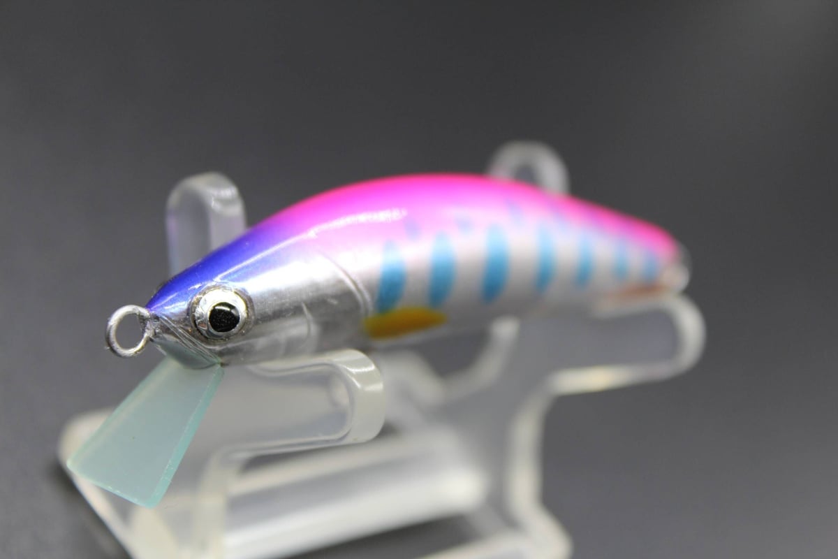 ハンドメイドルアー フローティング ピンクヤマメ 7cm 【幾