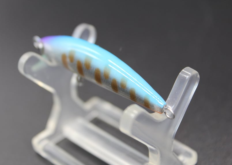 ハンドメイドルアー スローシンキング ブルーヤマメ 5cm 【幾ミノー