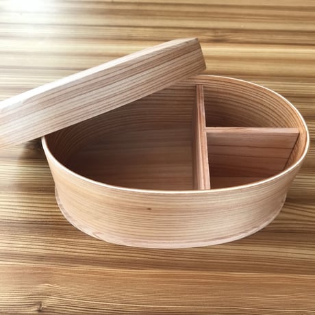 木製お弁当箱（草木染風呂敷セット）