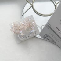funwari flower pink soap bubble
