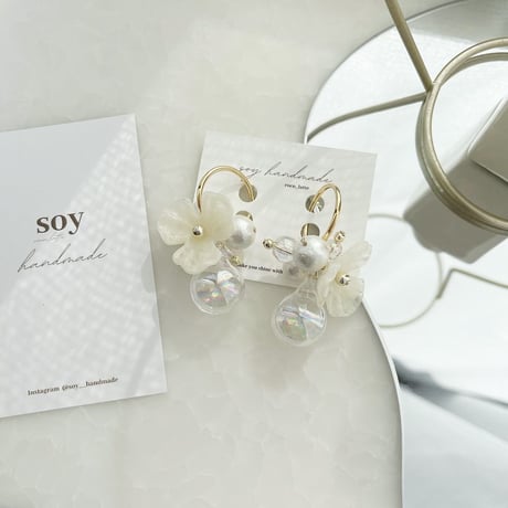cream soap bubble