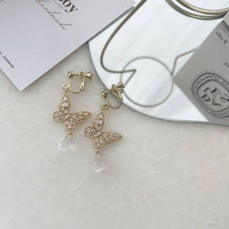 kirakira butterfly gold