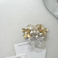 gold flower cotton perl