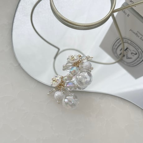 mini aurora flower soap bubble gold