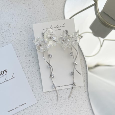 aurora flower leaf silver