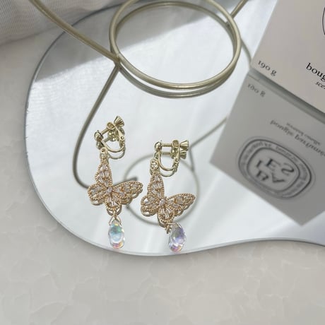 kirakira butterfly gold