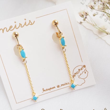 *mini zirconia ピアス/イヤリング*