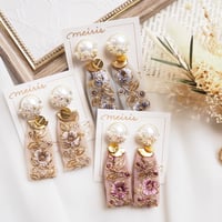 *shishu ribbon ピアス/イヤリング*