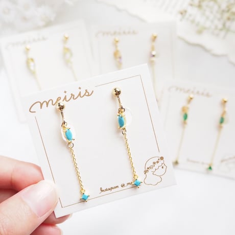 *mini zirconia ピアス/イヤリング*