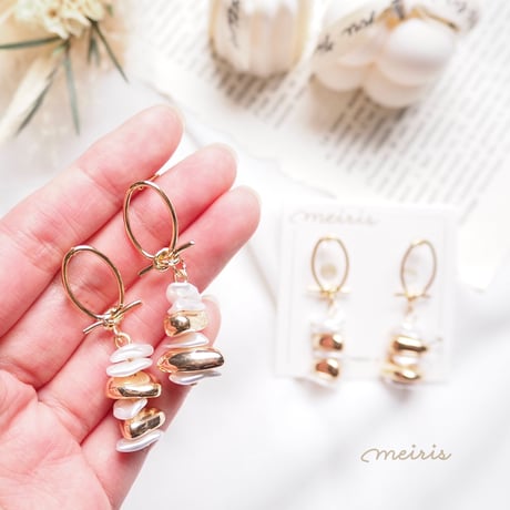 *musubi pearl ピアス/イヤリング*