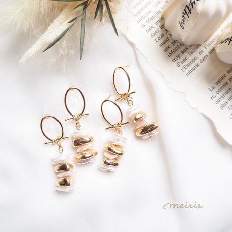 *musubi pearl ピアス/イヤリング*