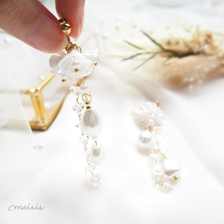 *hanayaka pearl ピアス/イヤリング*