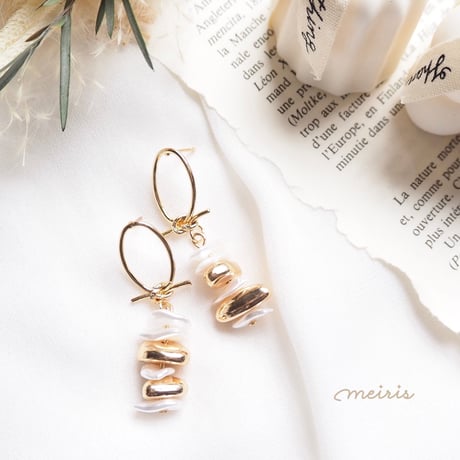 *musubi pearl ピアス/イヤリング*