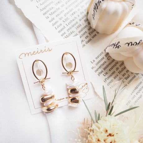*musubi pearl ピアス/イヤリング*