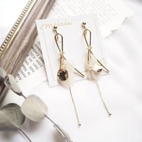 *ribbon shell  ピアス/イヤリング*