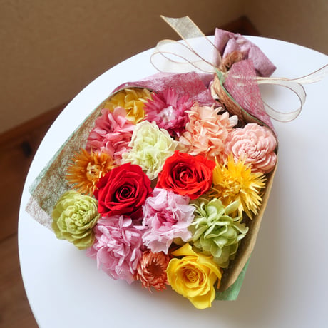 幸福を贈るおもてなし花束『多幸』（Mサイズ）