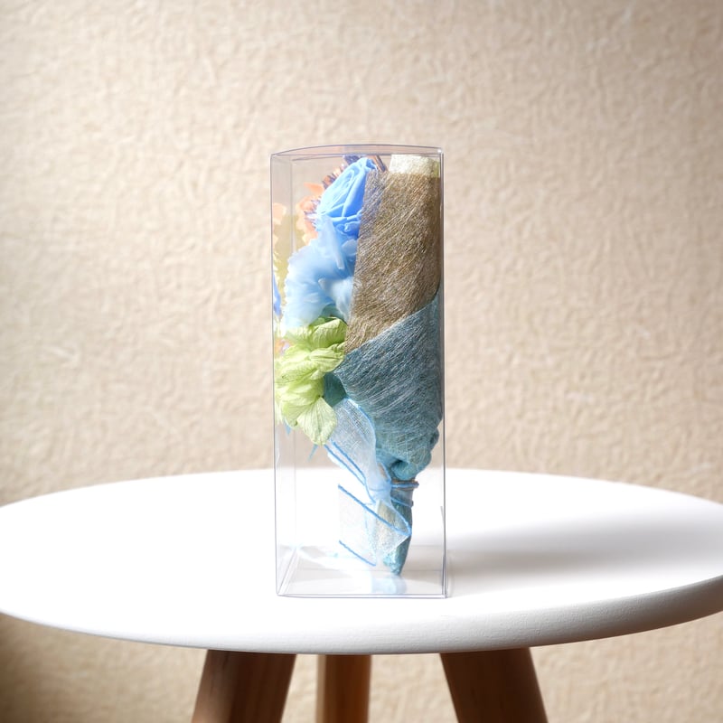 真作 空沢てつ 「花束」 くつろぎを贈るおもてなし花束『空』（XSサイズ） | Soeru 手のひら