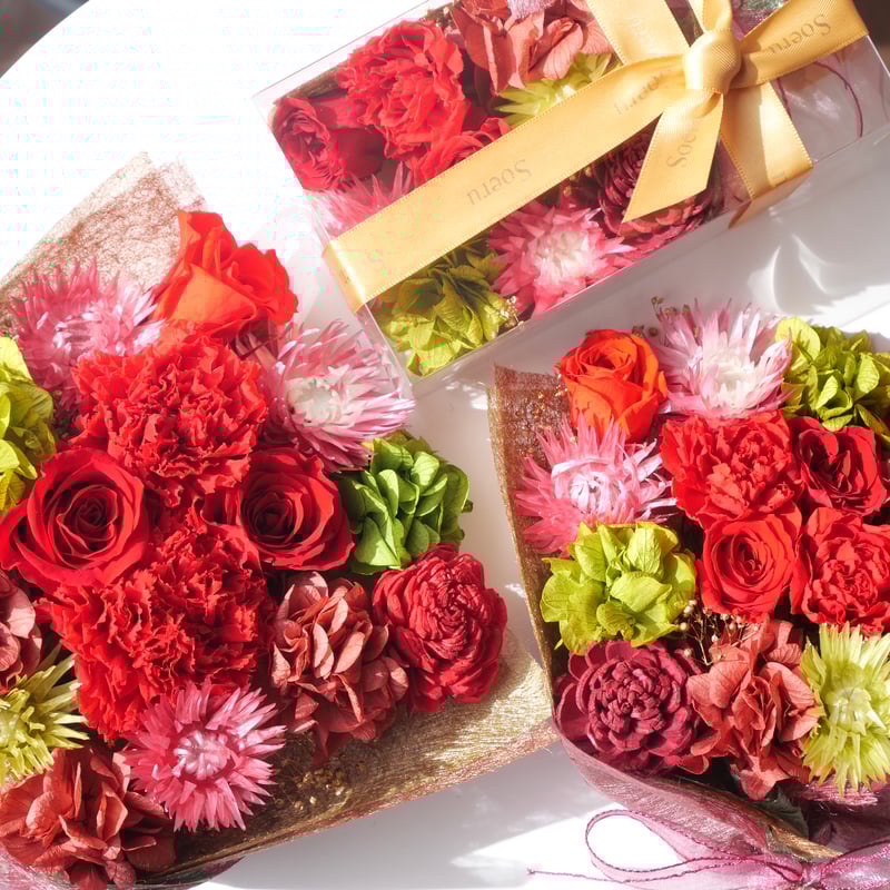 季節限定】聖夜に添えるおもてなし花束『クリスマスブーケ』（Sサイズ