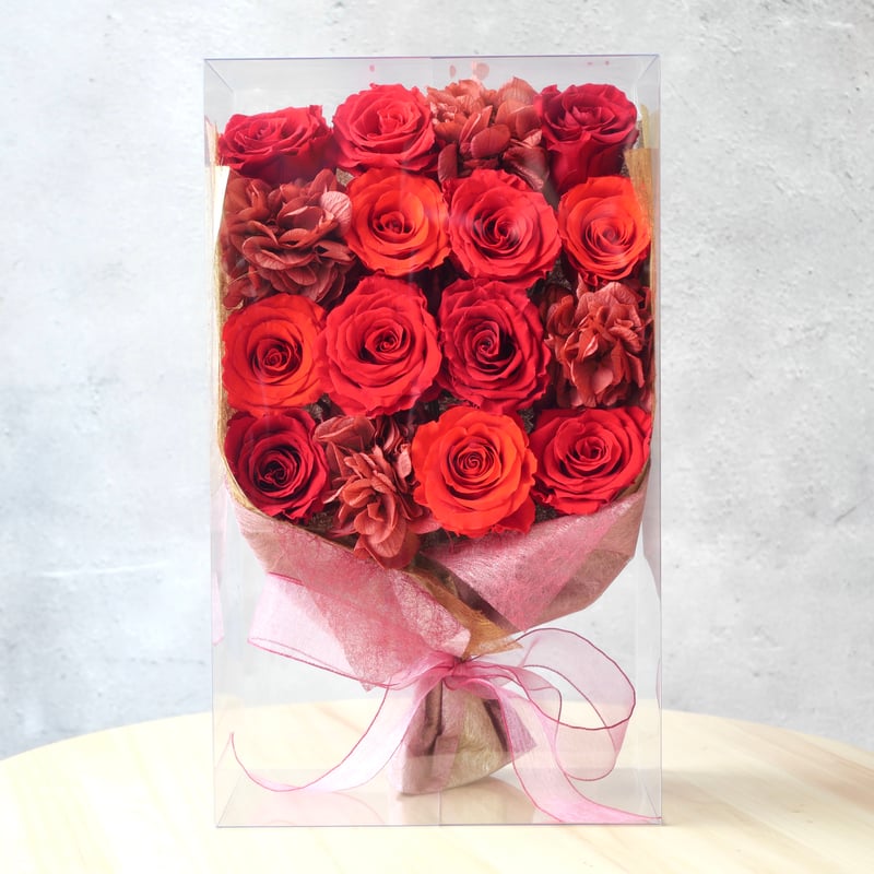 愛を贈るダズンローズのおもてなし花束『約束』（Lサイズ） | Soeru