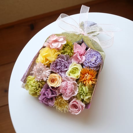 癒しを贈るおもてなし花束『夢』（Sサイズ）