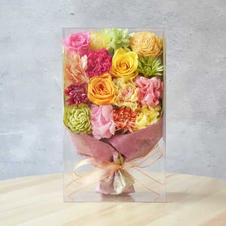 華を贈るおもてなし花束『お花畑』（Mサイズ）
