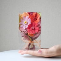 夕焼けのようなおもてなし花束『千秋』（XSサイズ）