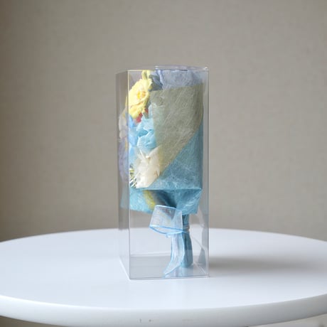 澄んだ空のようなおもてなし花束『冬空』（XSサイズ）