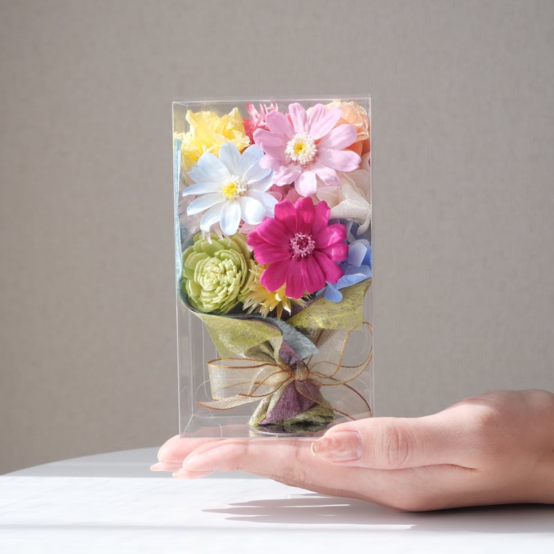 夏に咲く、おもてなし花束『花火』（XSサイズ） | Soeru 手のひら