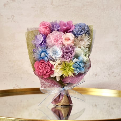 梅雨に咲く、おもてなし花束『紫陽花』（Sサイズ）