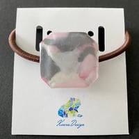 海洋プラスチックのヘアゴム【ピンク】