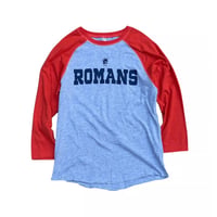 “ROMANS” Raglan Baseball T-Shirt