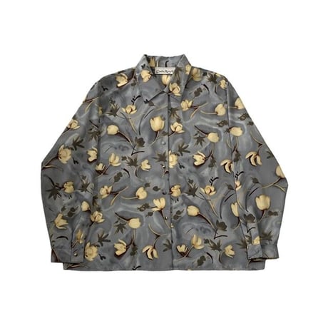 flower patterned shirt