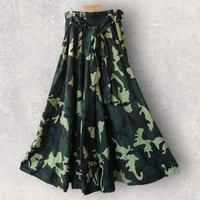 Camouflage pattern super buggy "HAKAMA" pants【@sho_.ta0618】