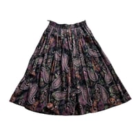 Paisley pattern pleats skirt 【@sho_.ta0618】