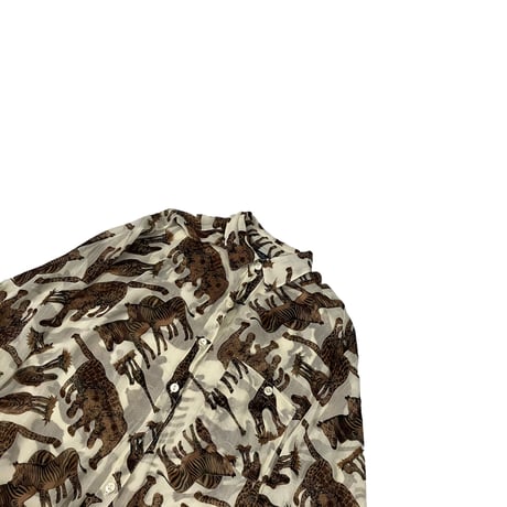 animal whole pattern shirt