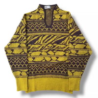 Handcraft Knit - "Baja Style" Ethnic Pullover