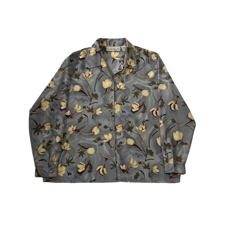 flower patterned shirt