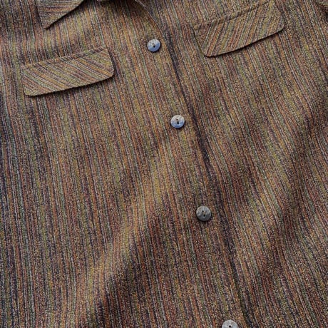 Wool Blend Jacket "Brown Stripe"