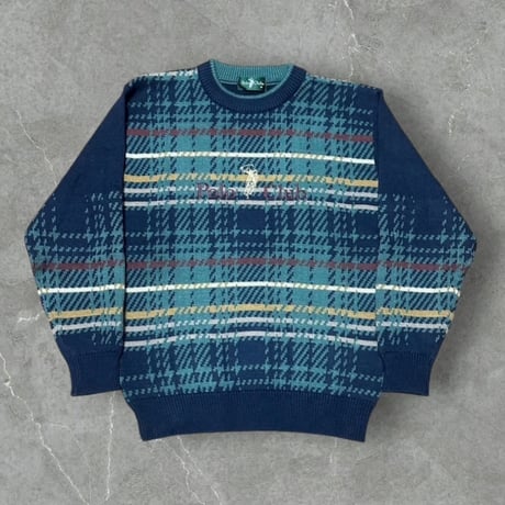 boarder Knit sweater