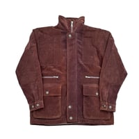 Burgundy Corduroy Field Jacket
