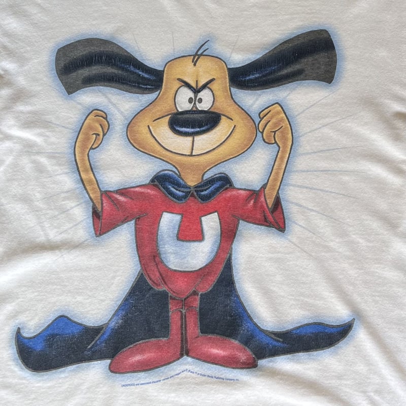 超希少 ! ウルトラわんちゃん UNDERDOG & RIFF RAFF 00s UNDERDOG print T-shirt | hxcyyd