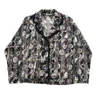 see-through frill jacket 【Polaroid】