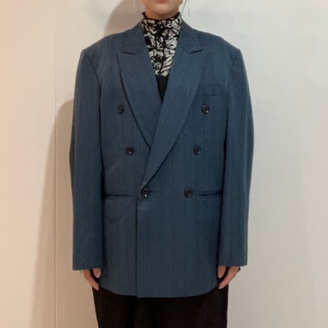 double breasted tailored jacket